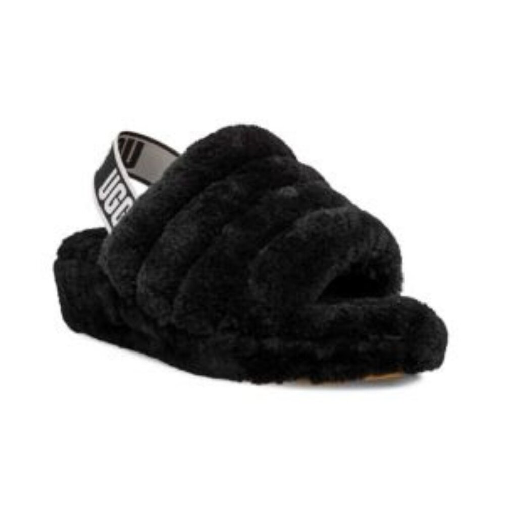 UGG Fluff Yeah Sheepskin Slingback Slippers